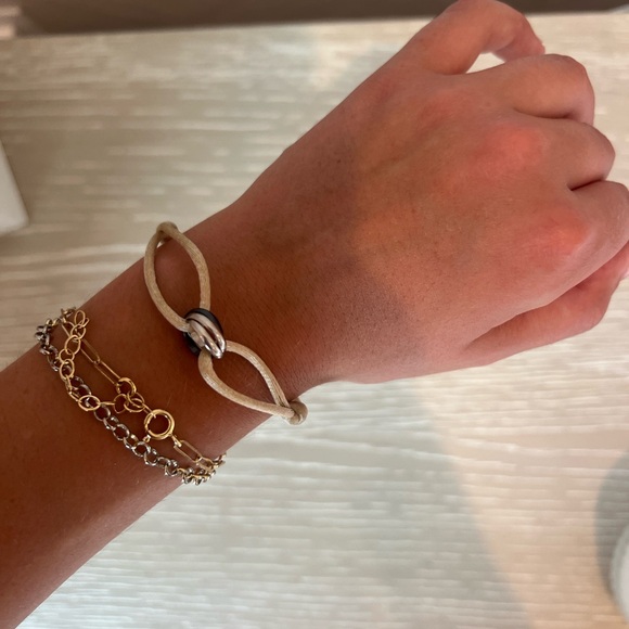 Cartier Trinity Bracelet on Cord - Picture 1 of 4